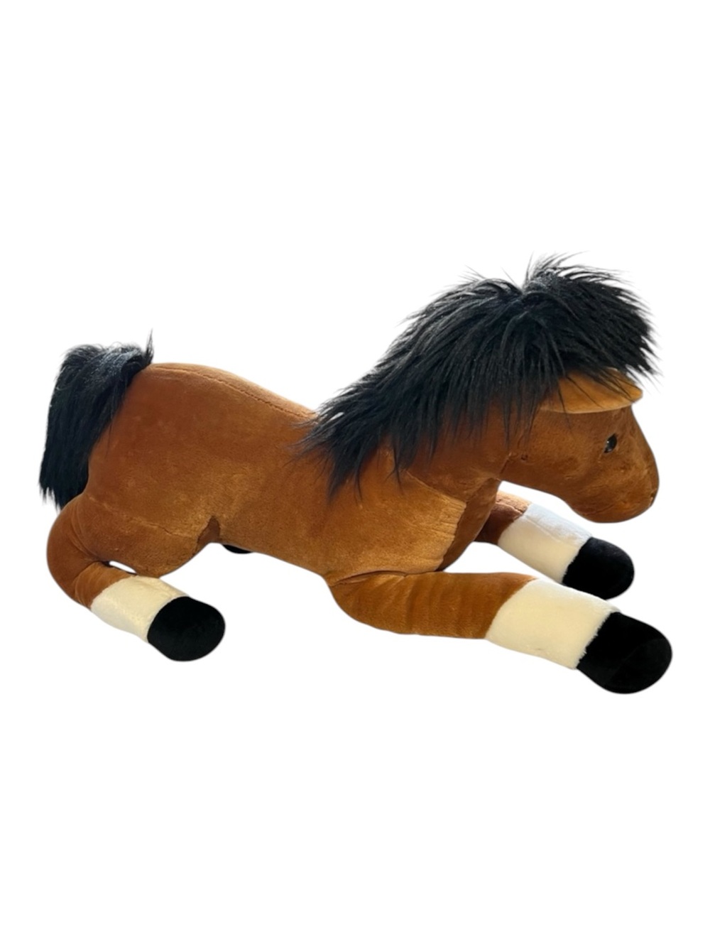 Aurora World Super Flopsies Jumbo Plush Brown Horse Stuffed Animal Toy 30”